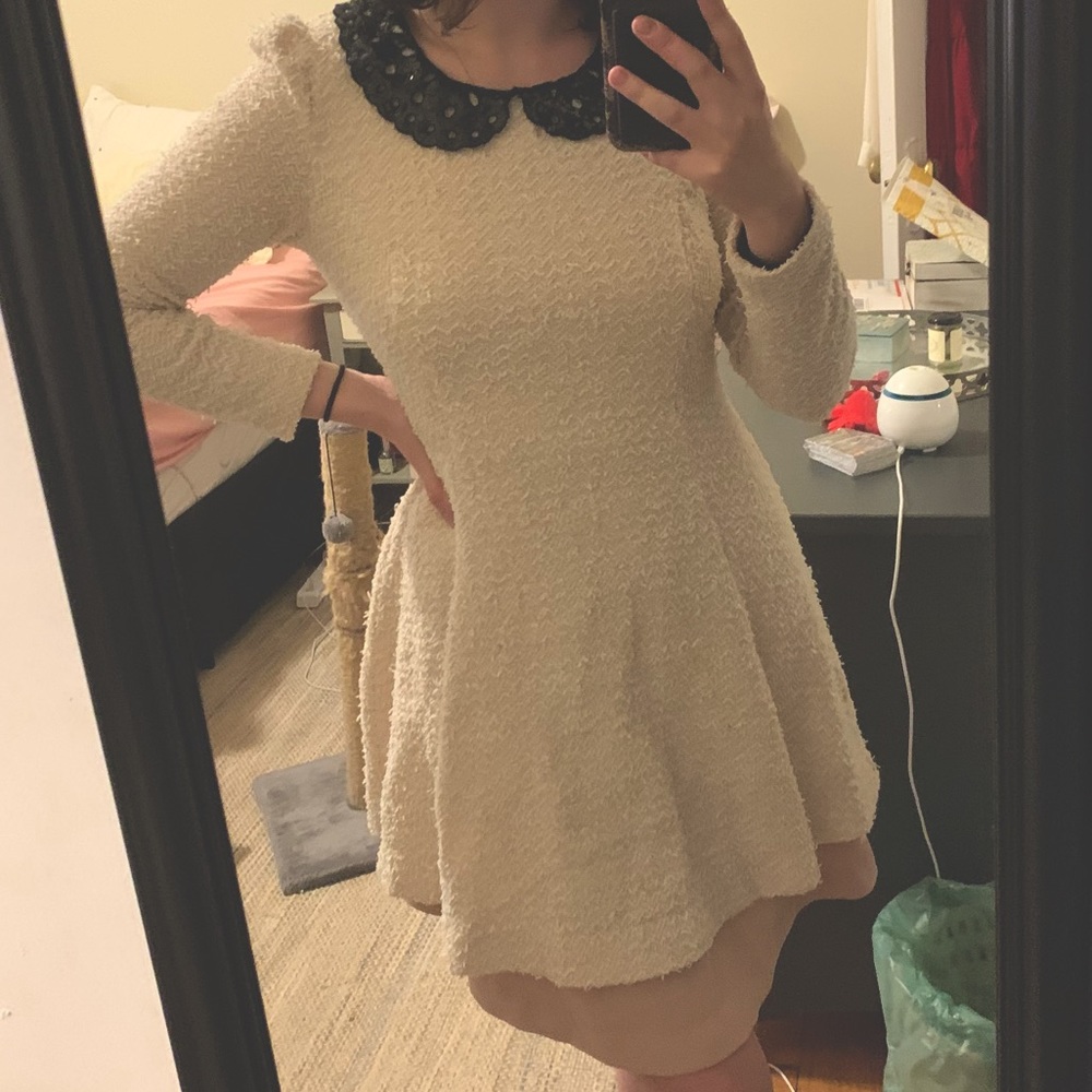 Roem Peter Pan Collared Dress